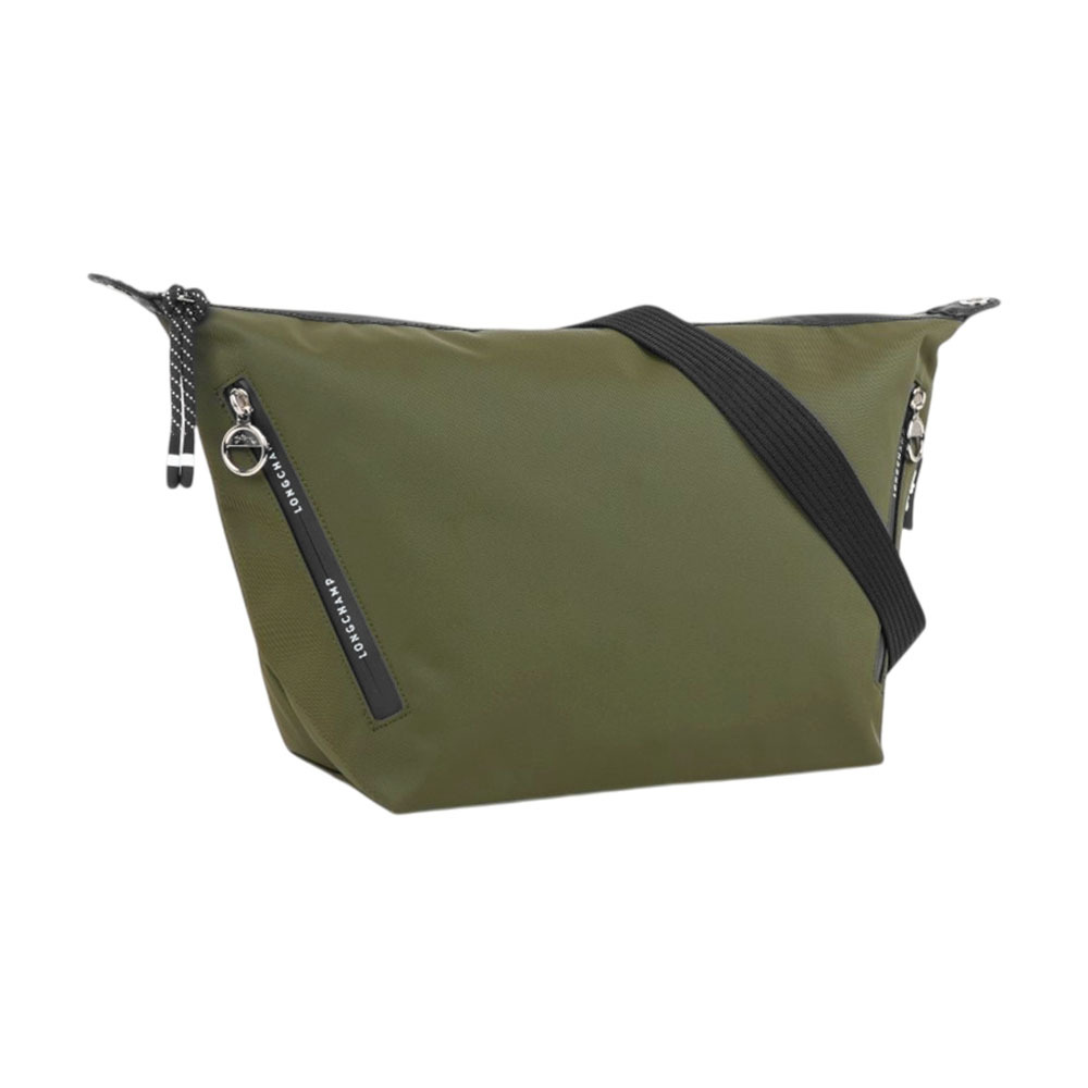 【Longchamp】Le Pliage Energy M 彎月斜背包(卡其色)