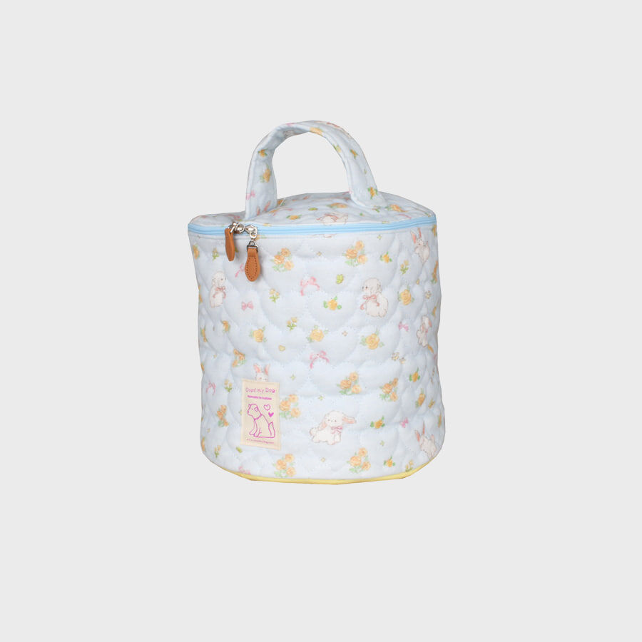 OOPS!｜  Bunny Cylinder Bag (藍色） 收納包