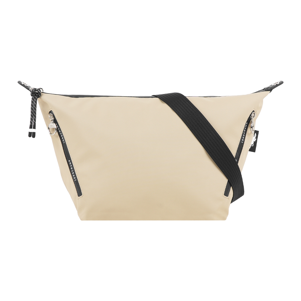 【Longchamp】Le Pliage Energy M 彎月斜背包(土褐色)