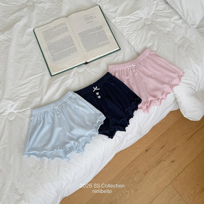 正韓夏NINIBELLO 三色軟綿綿木耳短褲