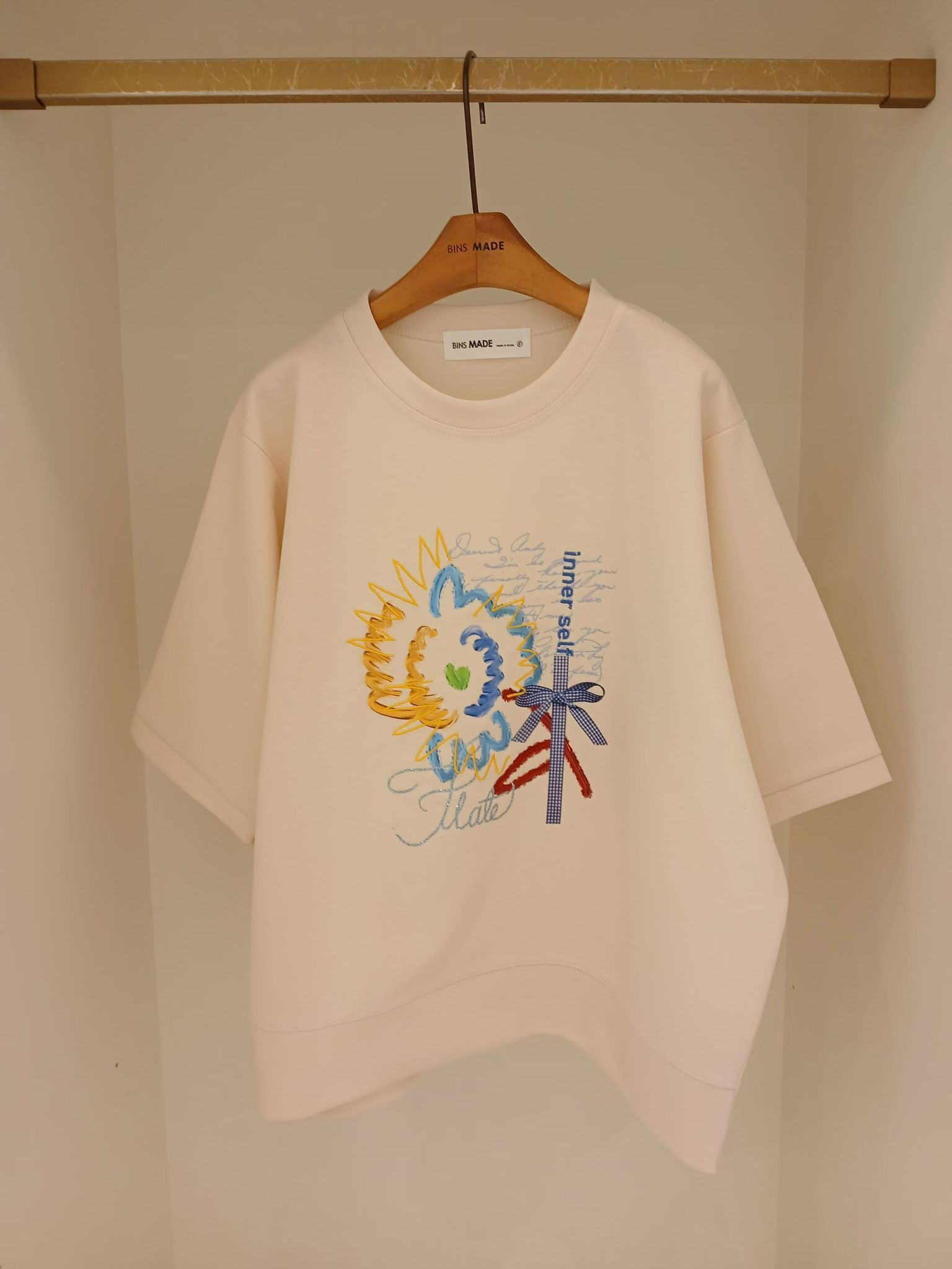 韓國高質花圖案top~157A