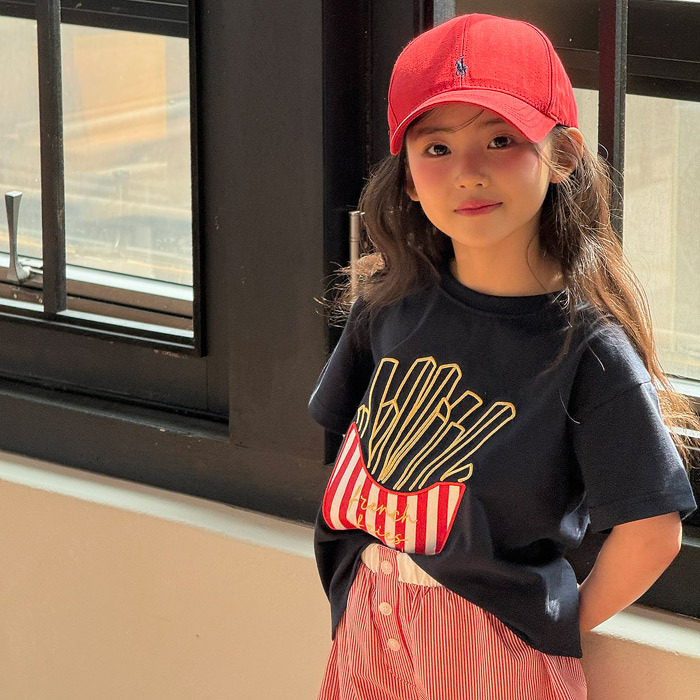 正韓夏NINIBELLO 親子裝_兩色薯條上衣