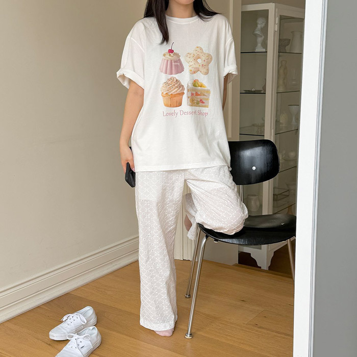 正韓夏NINIBELLO 親子裝_兩色甜點/水果上衣