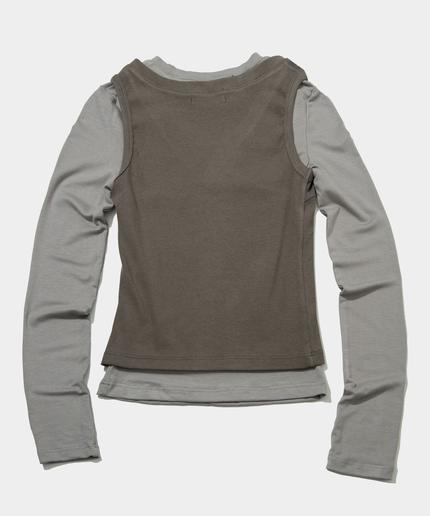 PLACE STUDIO 鉚釘 V領兩穿無袖背心 25F777989-1500