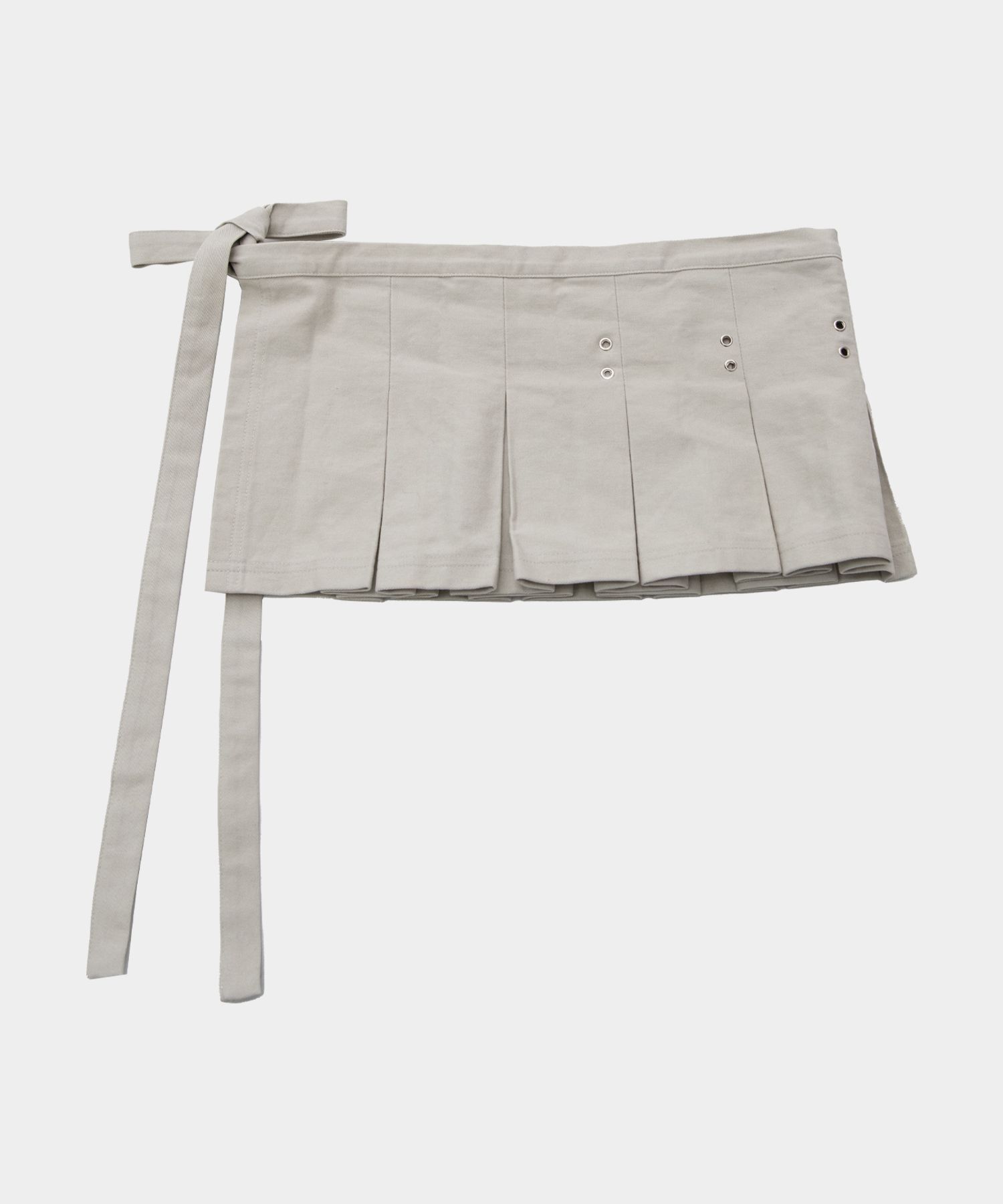 PLACE STUDIO 雙扣環綁帶百褶層次迷你裹裙 26S7771343-1300