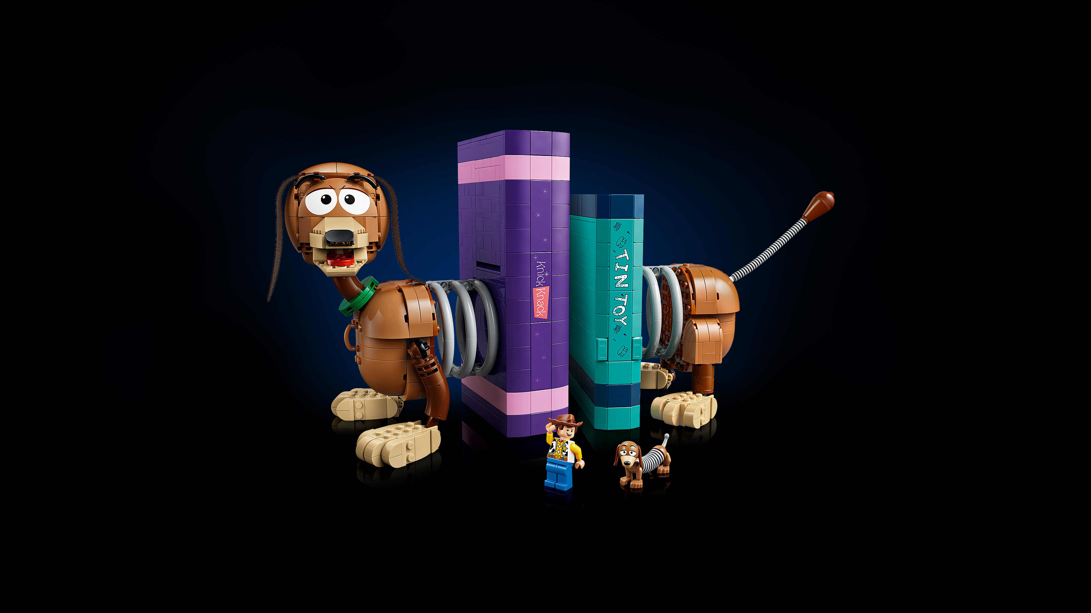 43301 玩具總動員彈簧狗書擋