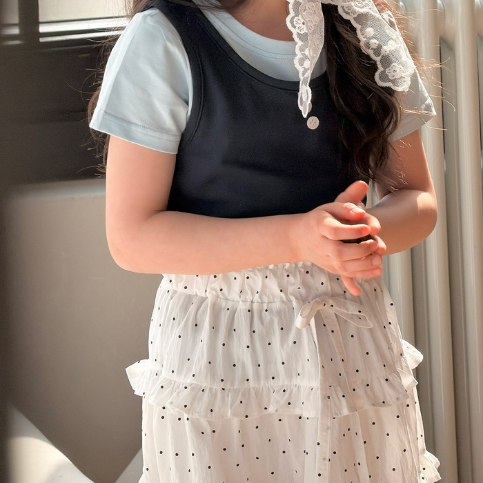 正韓夏NINIBELLO 四色撞色疊穿背心上衣