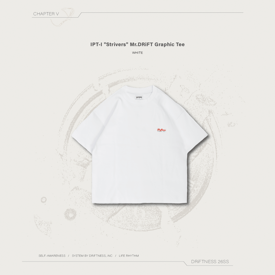 DRiFTNESS｜IPT-I "Strivers" Mr.DRiFT 背圖短袖 - White