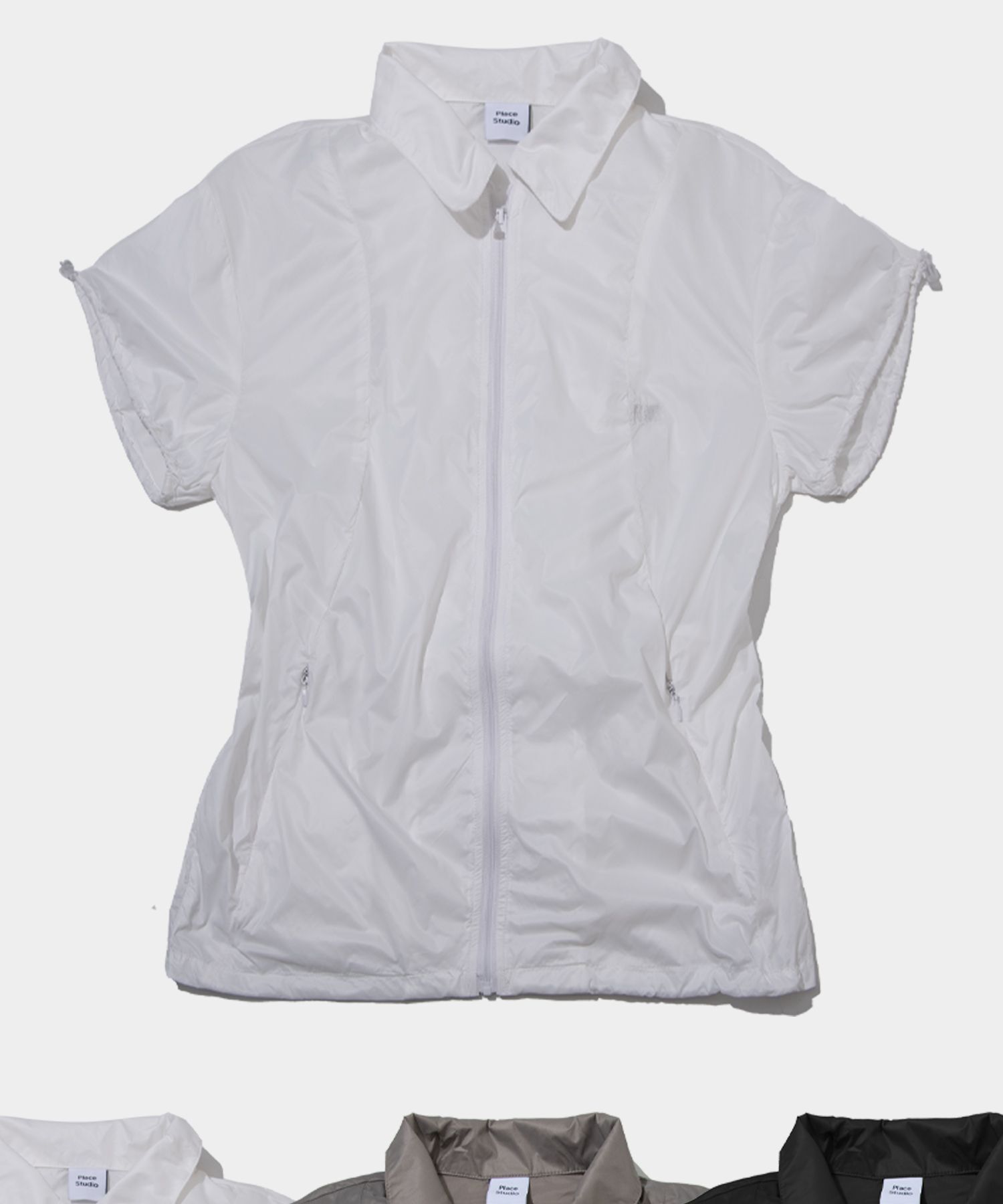 PLACE STUDIO 泡泡袖抽繩修身防風短袖外套 25S777906