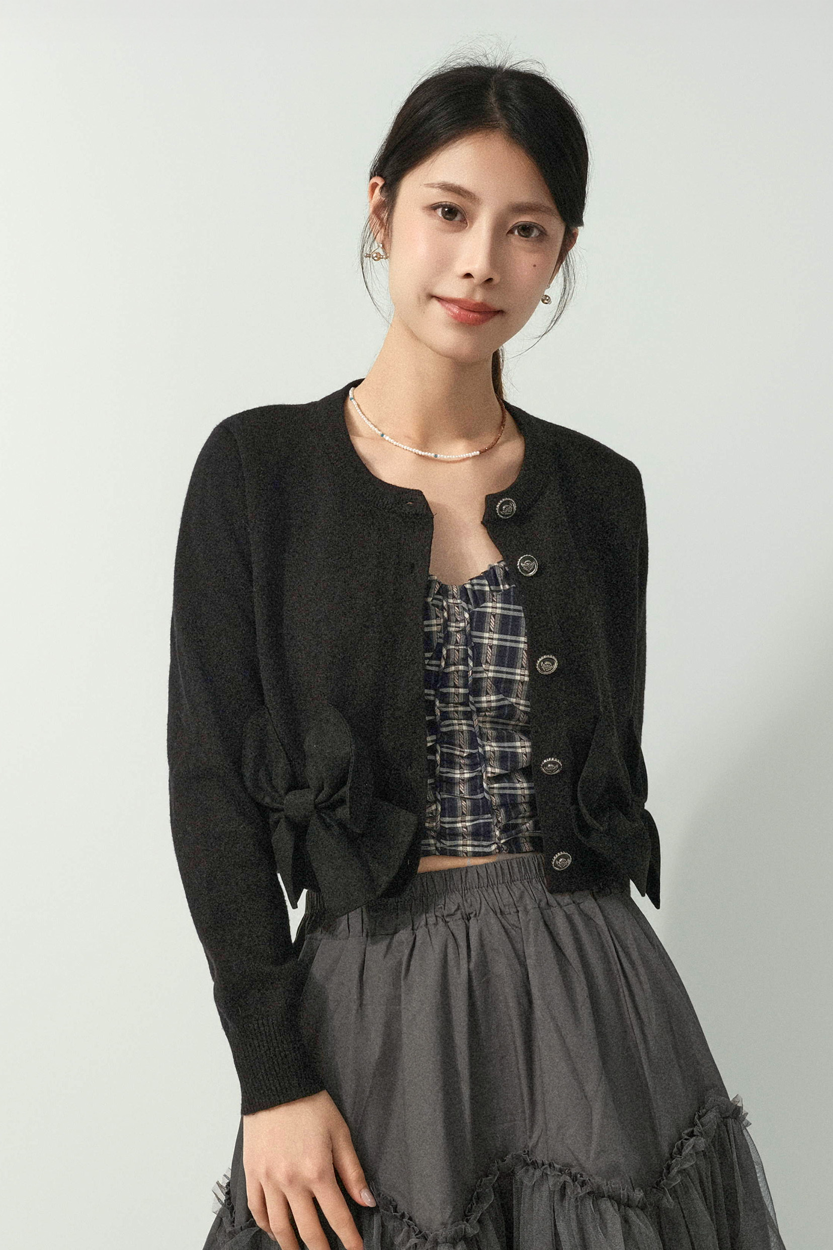 大蝴蝶結短cardigan（預購產品）