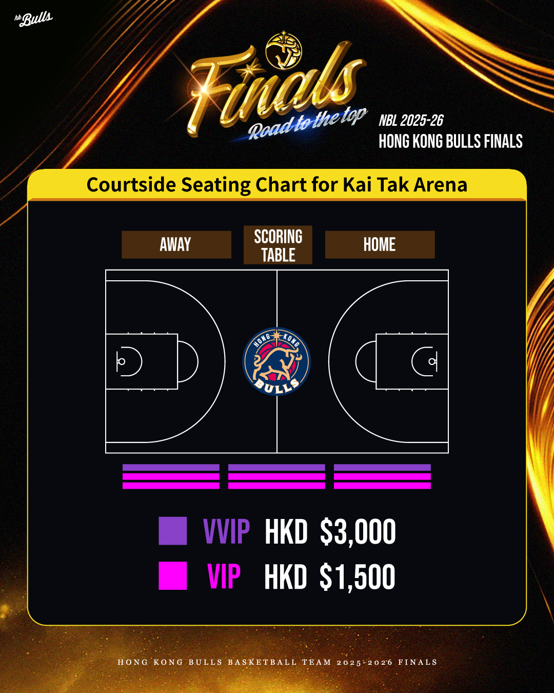 2025-2026 NBL總決賽-香港金牛VIP席