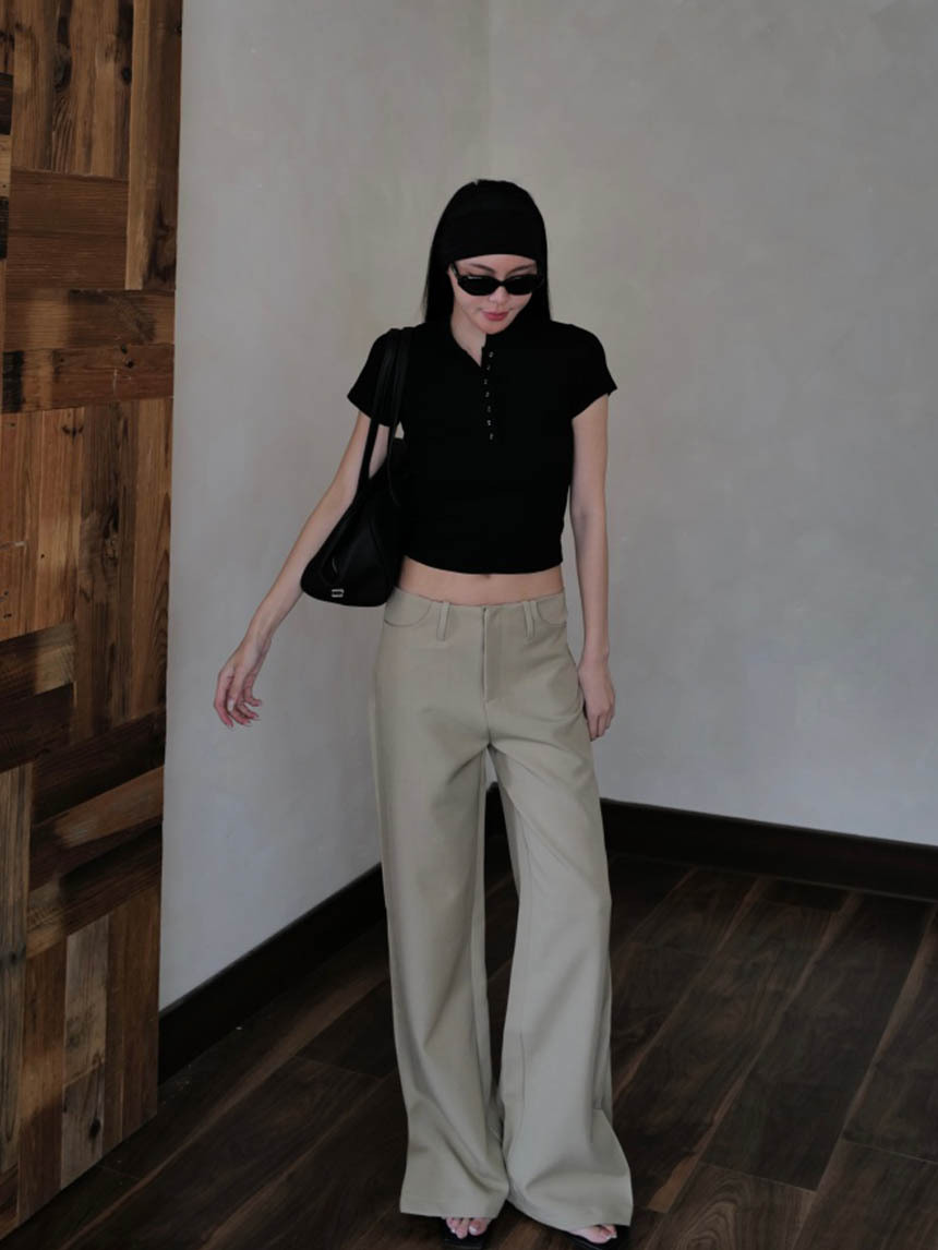 低腰個性西裝褲*4色