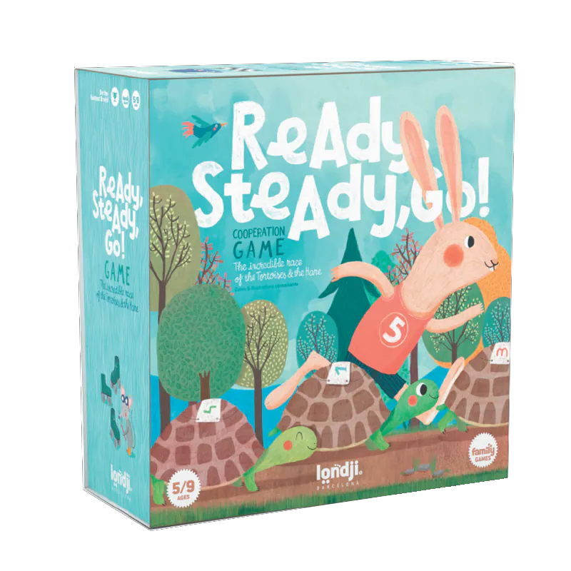 西班牙Londji 龜兔賽跑桌遊／福利品(盒損)