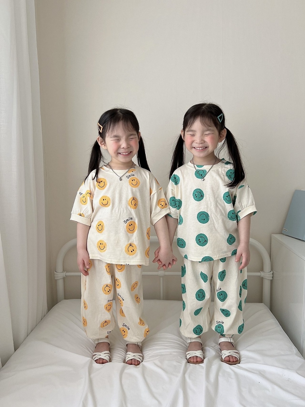 正韓夏MORAN 三色微笑套裝