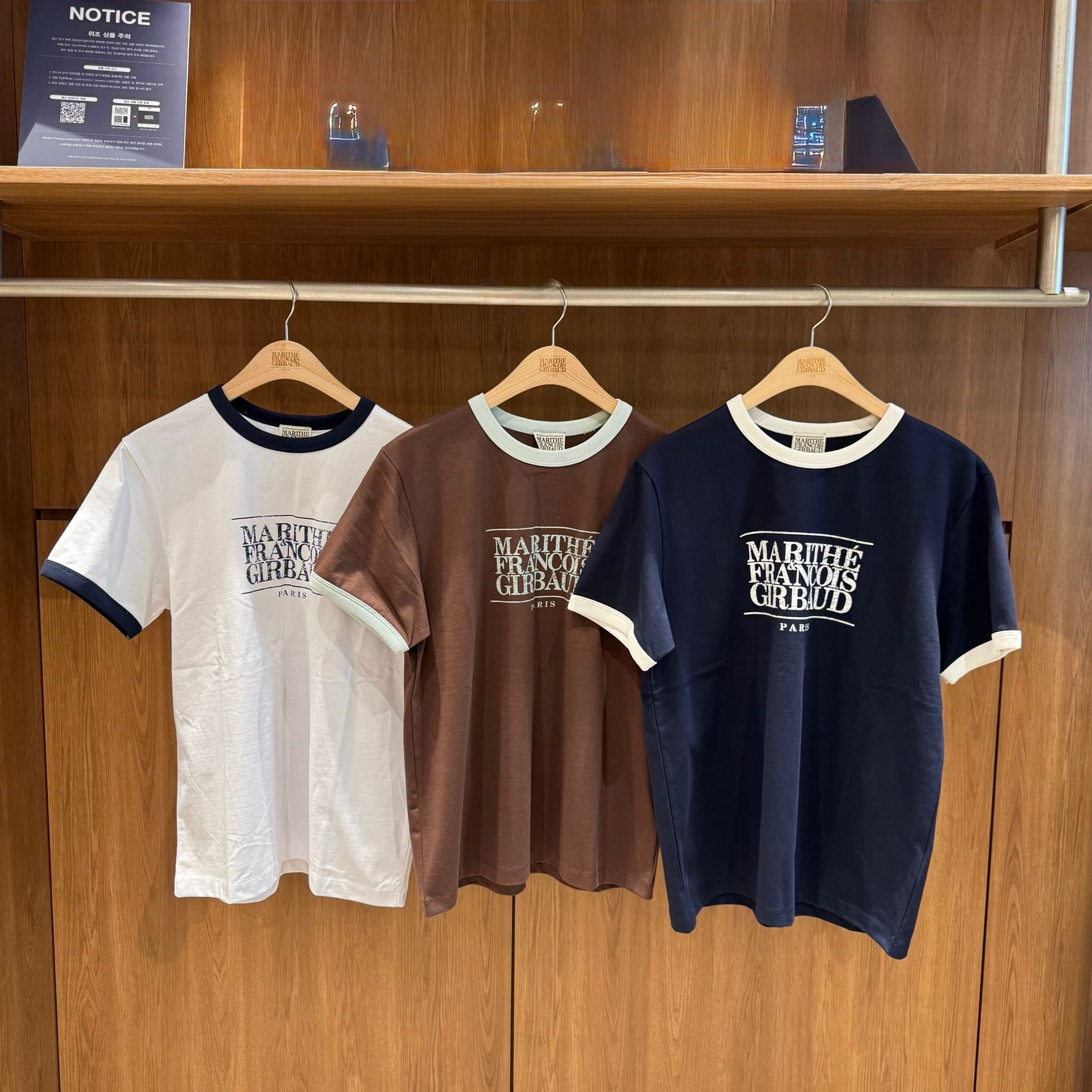 [11/4前入code每件最高可再-$20] MARITHE FRANCOIS GIRBAUD (MFG)｜AEROCOOL CRACK CLASSIC LOGO RINGER TEE [3 colors]