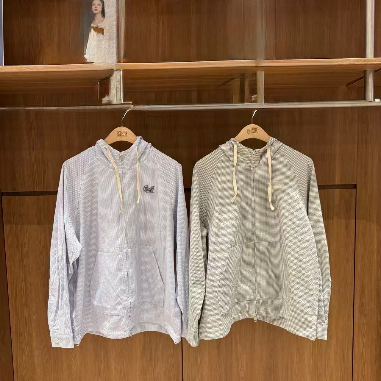 [11/4前入code每件最高可再-$20] MARITHE FRANCOIS GIRBAUD (MFG)｜CLASSIC LOGO HOODED PATTERN JACKET [2 colors]