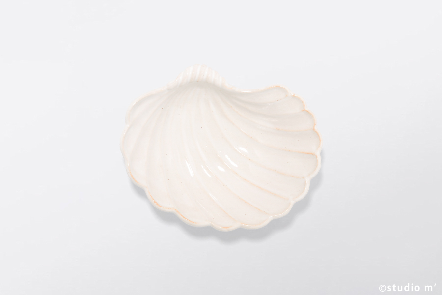 STUDIO M' - Nacre 珠母貝殼碗 / 白