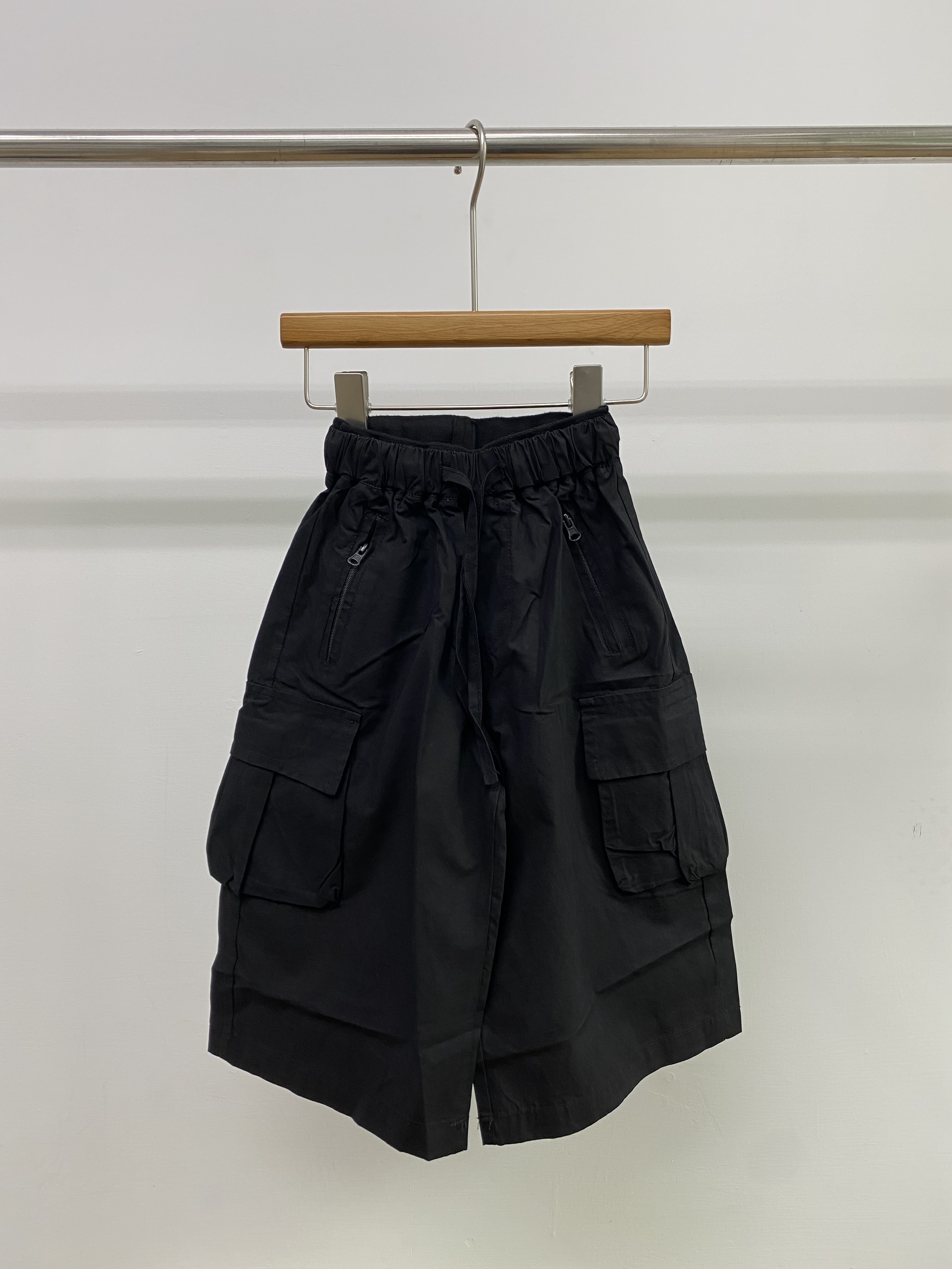 A04811假兩件腰頭工裝褲