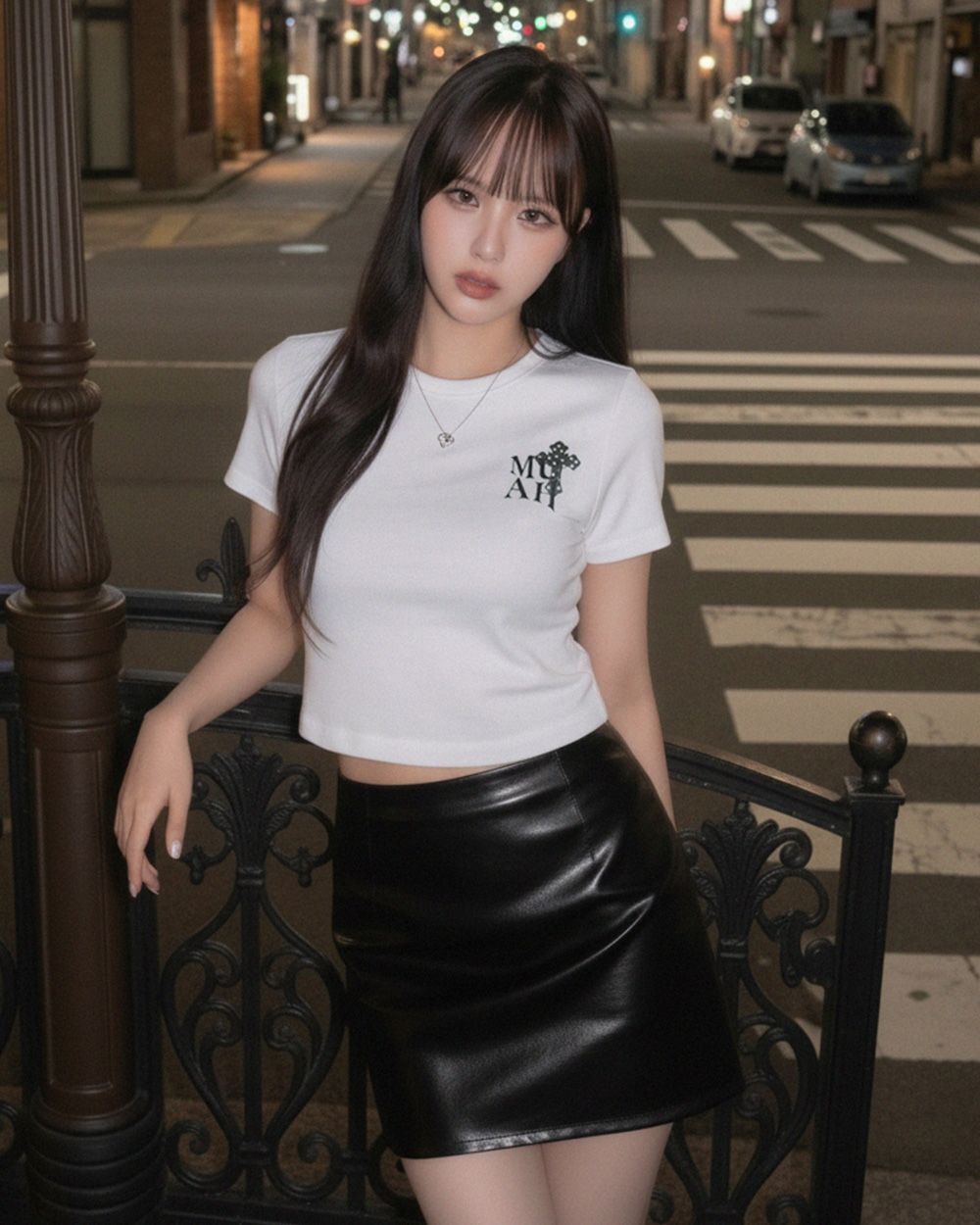 MUAHMUAH Cross Mua 短版短袖T恤 MUT26029