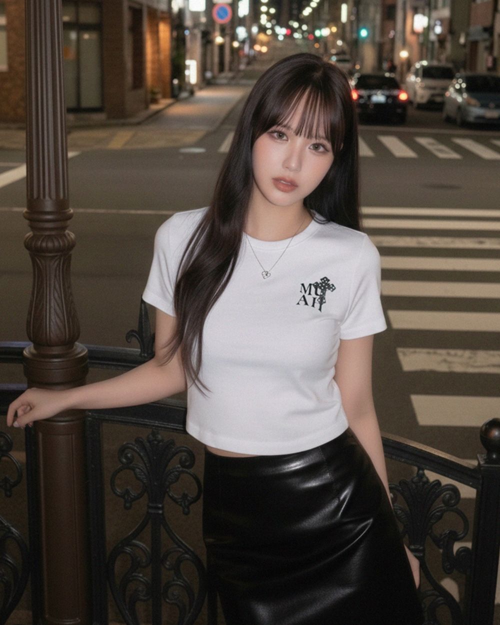 MUAHMUAH Cross Mua 短版短袖T恤 MUT26029