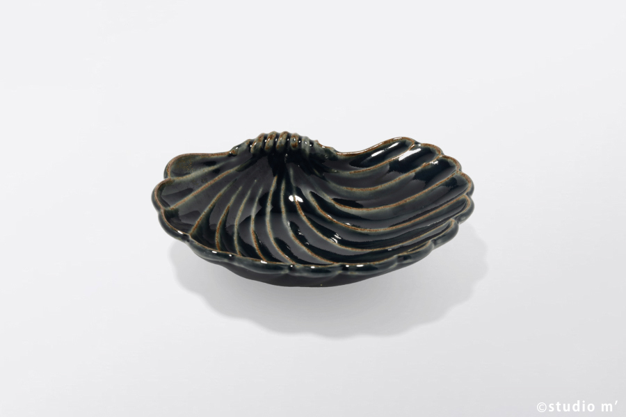 STUDIO M' - Nacre 珠母貝殼碗 / 濃藍