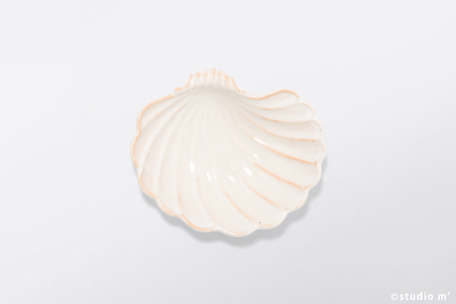 STUDIO M' - Nacre 珠母貝殼小皿 / 白