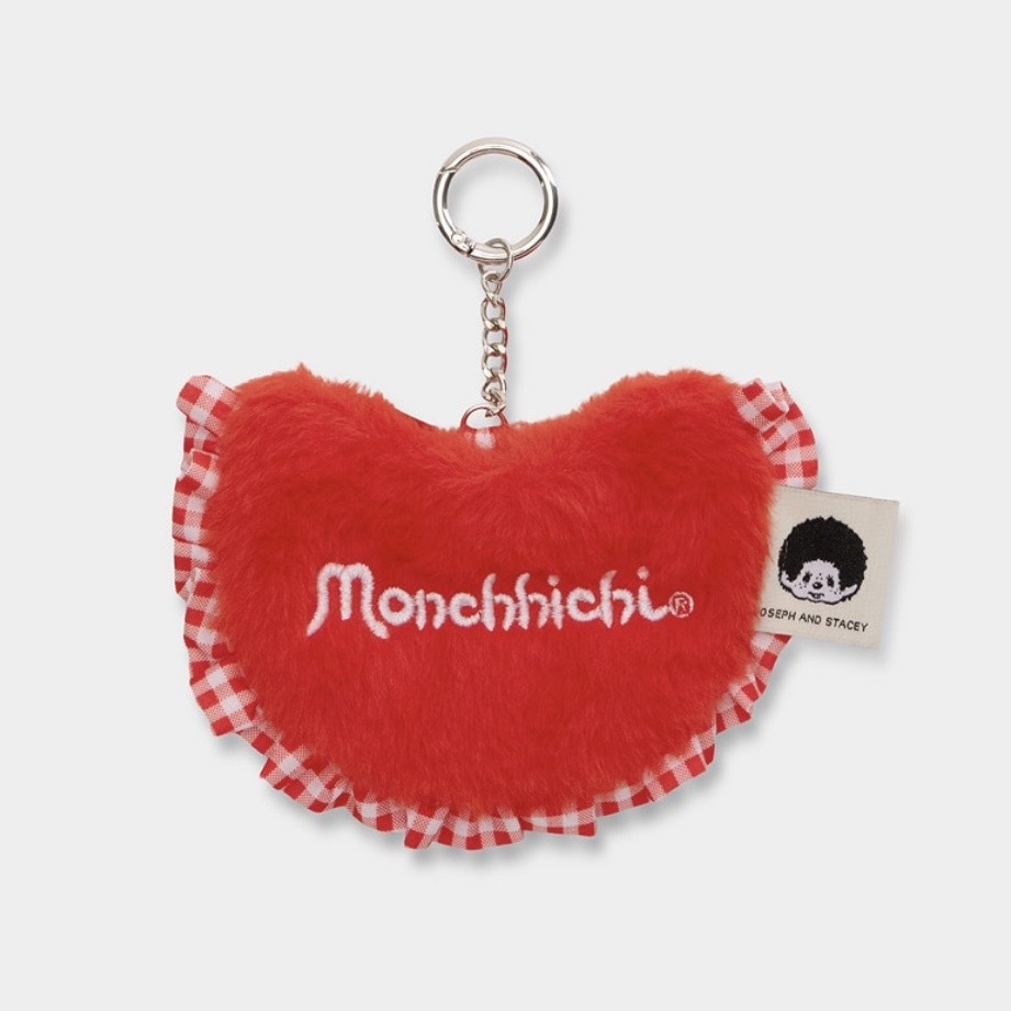 JOSEPH AND STACEY x MONCHHICHI 迷你圍兜袋 男孩 收納 耳機包 口紅包
