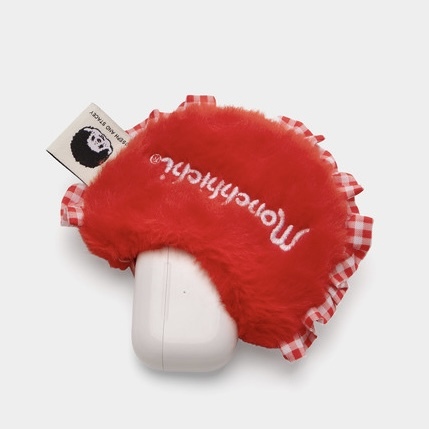 JOSEPH AND STACEY x MONCHHICHI 迷你圍兜袋 男孩 收納 耳機包 口紅包