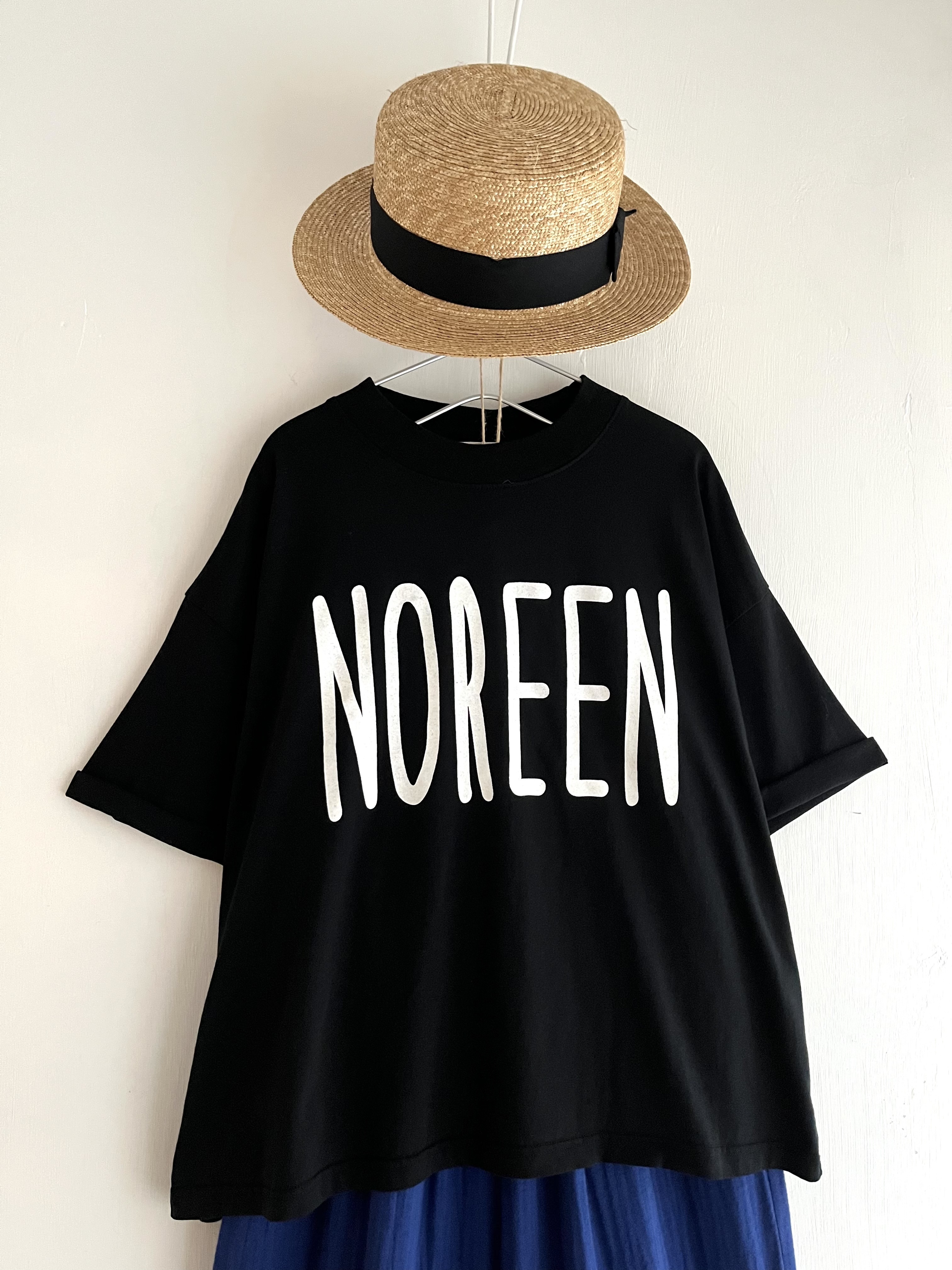 日本製SETTEN黑色字母tee