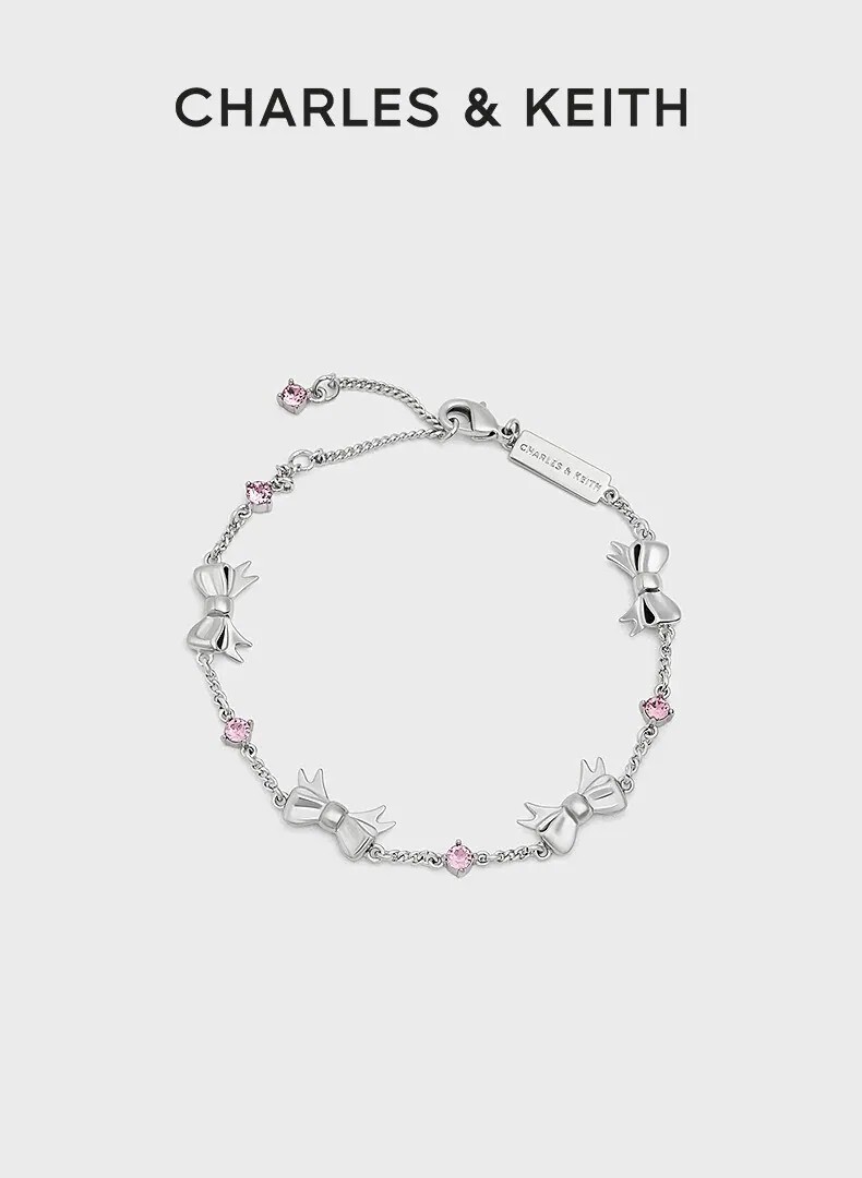 <2026最新款> CHARLES & KEITH 小ck 蝴蝶結 手鍊