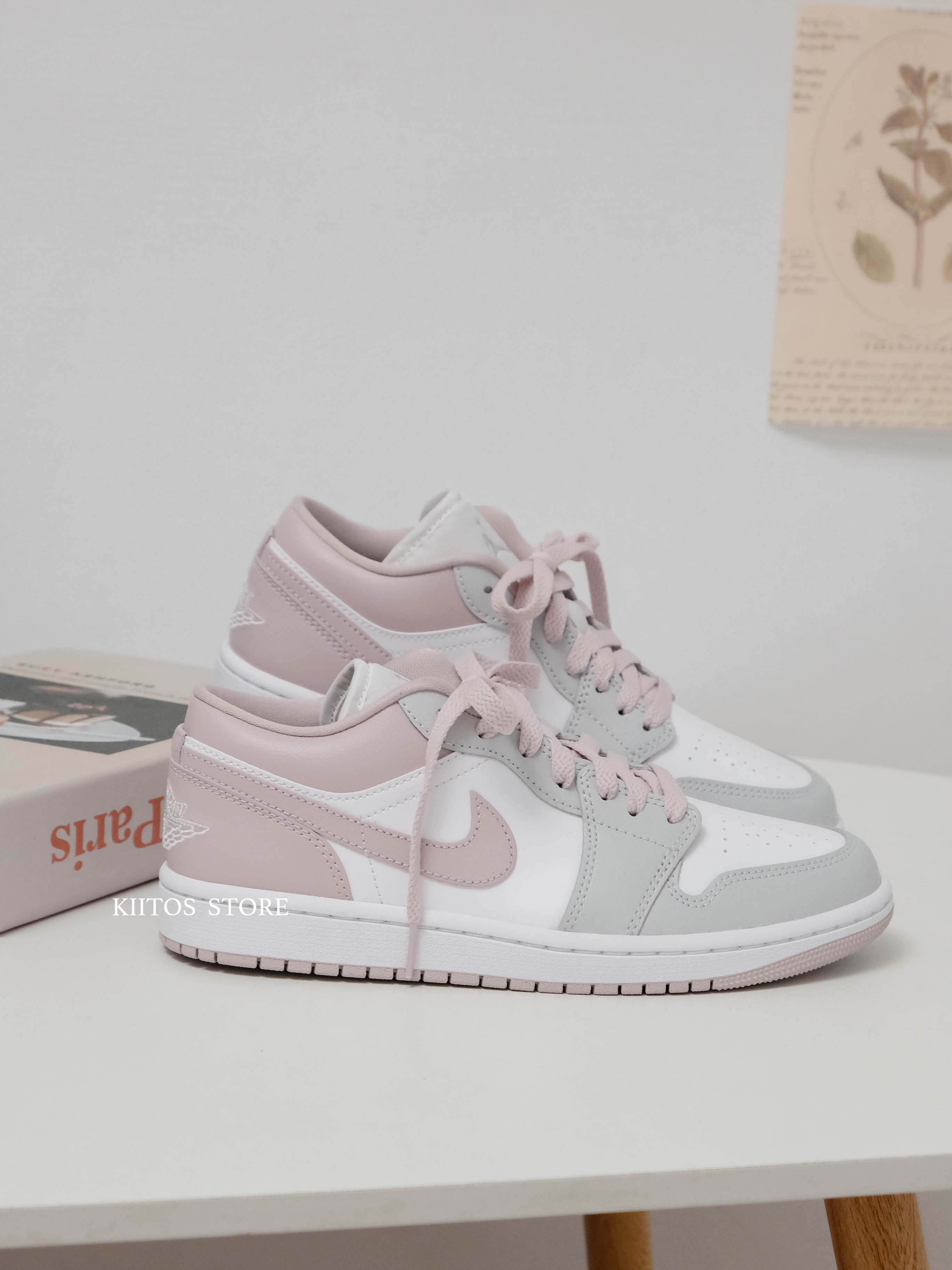 【預購】NIKE W Air Jordan 1 Low "Grey Particle Rose" 灰粉 DC0774-606
