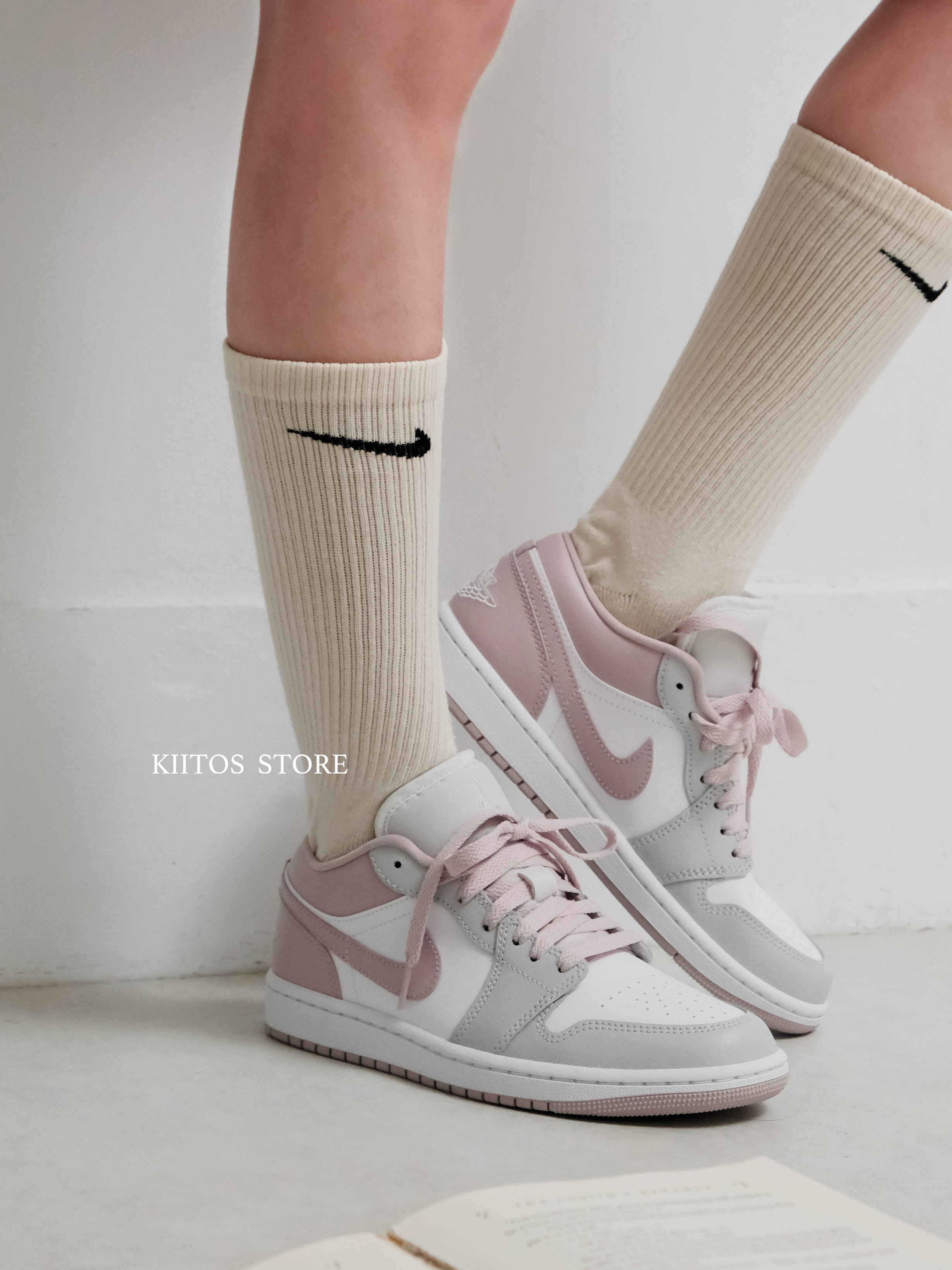 【預購】NIKE W Air Jordan 1 Low "Grey Particle Rose" 灰粉 DC0774-606