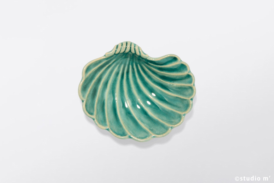 STUDIO M' - Nacre 珠母貝殼小皿 / 土耳其綠