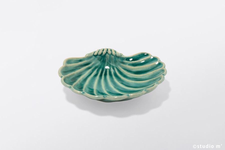 STUDIO M' - Nacre 珠母貝殼小皿 / 土耳其綠