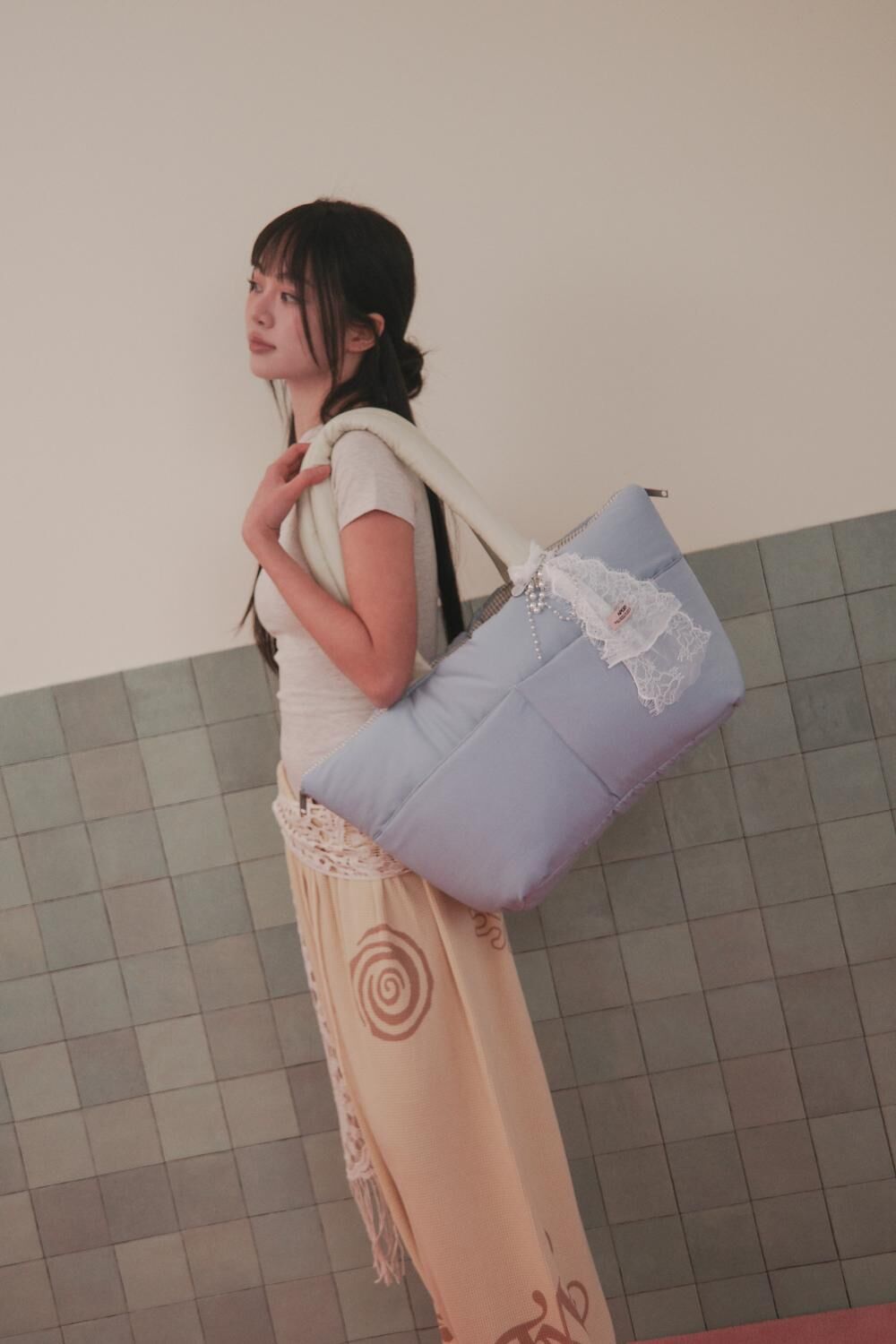 Aperty 扇貝翻玩提袋＿Green & Blue