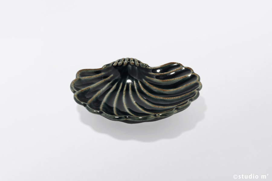 STUDIO M' - Nacre 珠母貝殼小皿 / 濃藍