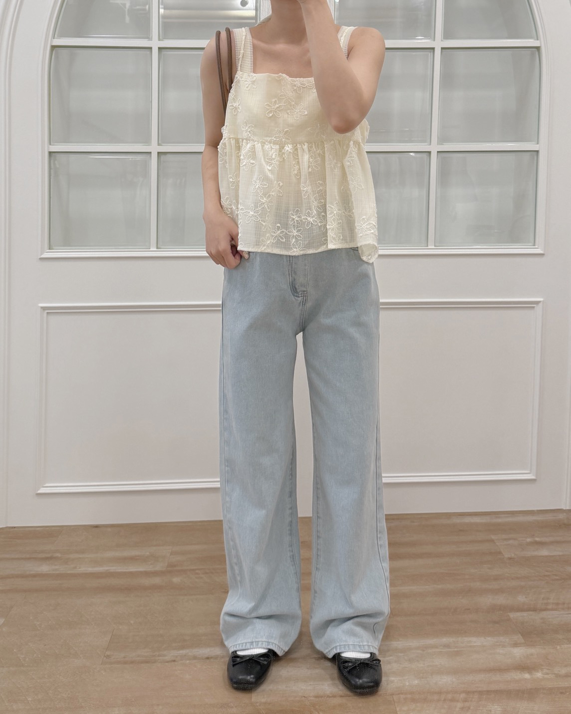 法朵Fado Shop｜增加新色🩵素面單釦拉鍊直筒牛仔褲 2544005 六色 S-XL