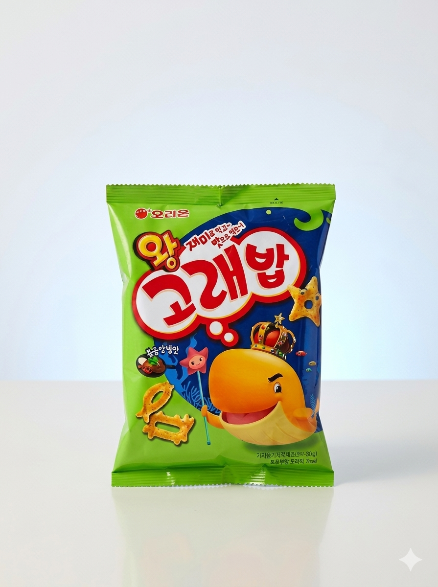 【 4/14收單 】Orion 好麗友 大王鯨魚餅乾 - 經典烤肉風味 56g