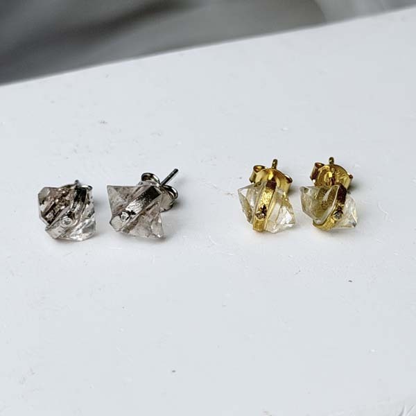 紐約赫基蒙閃靈鑽耳釘