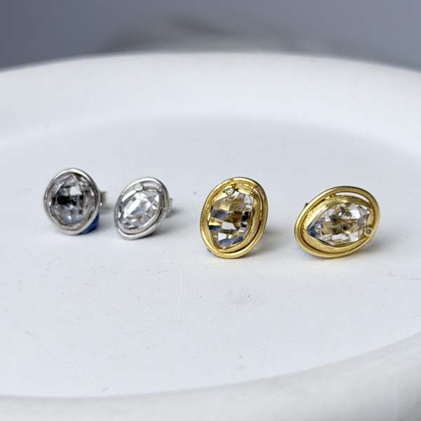 紐約赫基蒙閃靈鑽耳釘