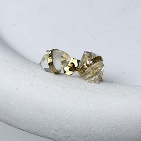 紐約赫基蒙閃靈鑽耳釘