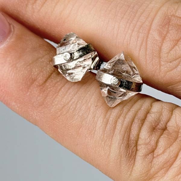 紐約赫基蒙閃靈鑽耳釘