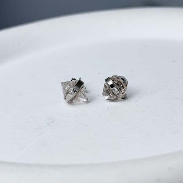 紐約赫基蒙閃靈鑽耳釘