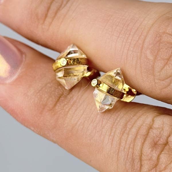 紐約赫基蒙閃靈鑽耳釘