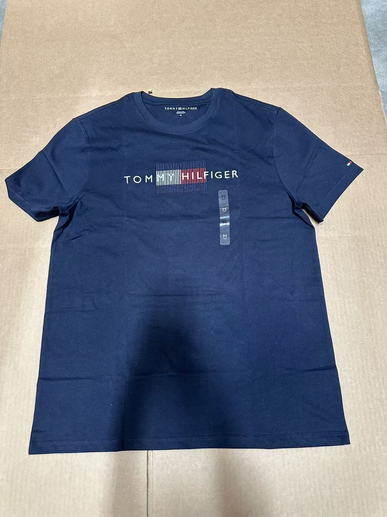【預購】H040890 Tommy Hilfiger 男裝刺繡線條 Logo 短袖 T-shirt