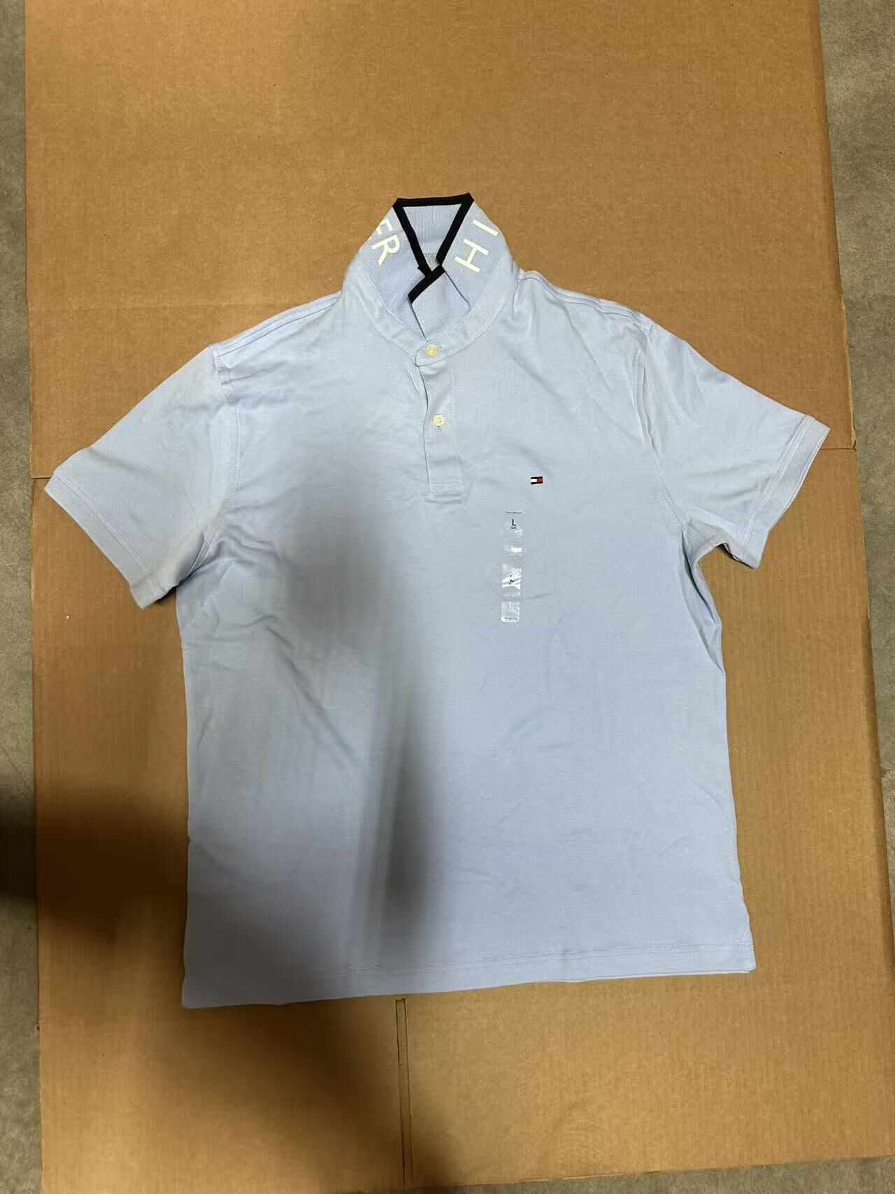 【預購】H040893 Tommy Hilfiger 男裝領後字母標誌 Polo 衫