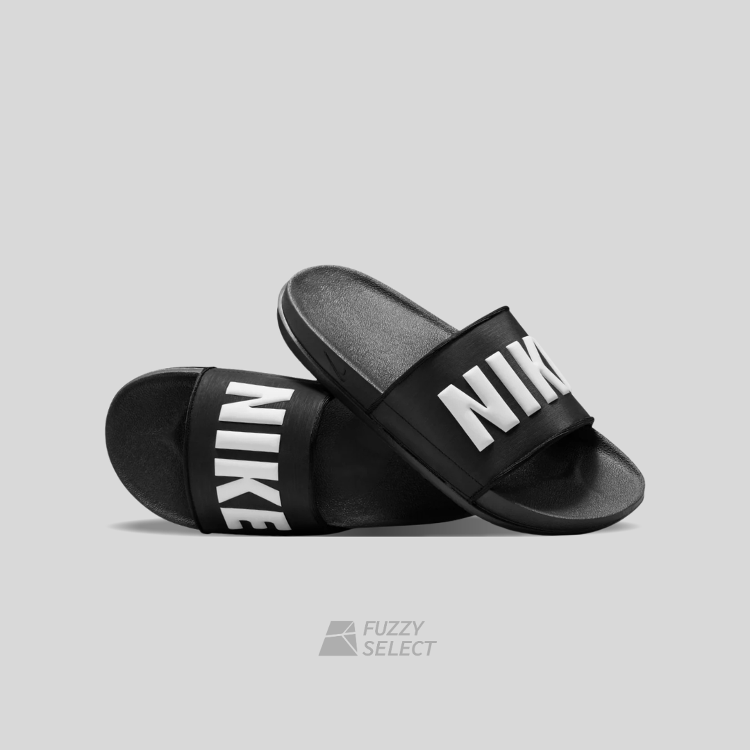 【逢甲 FUZZY】Nike Offcourt Slide "Black" 黑白 立體LOGO BQ4639-012