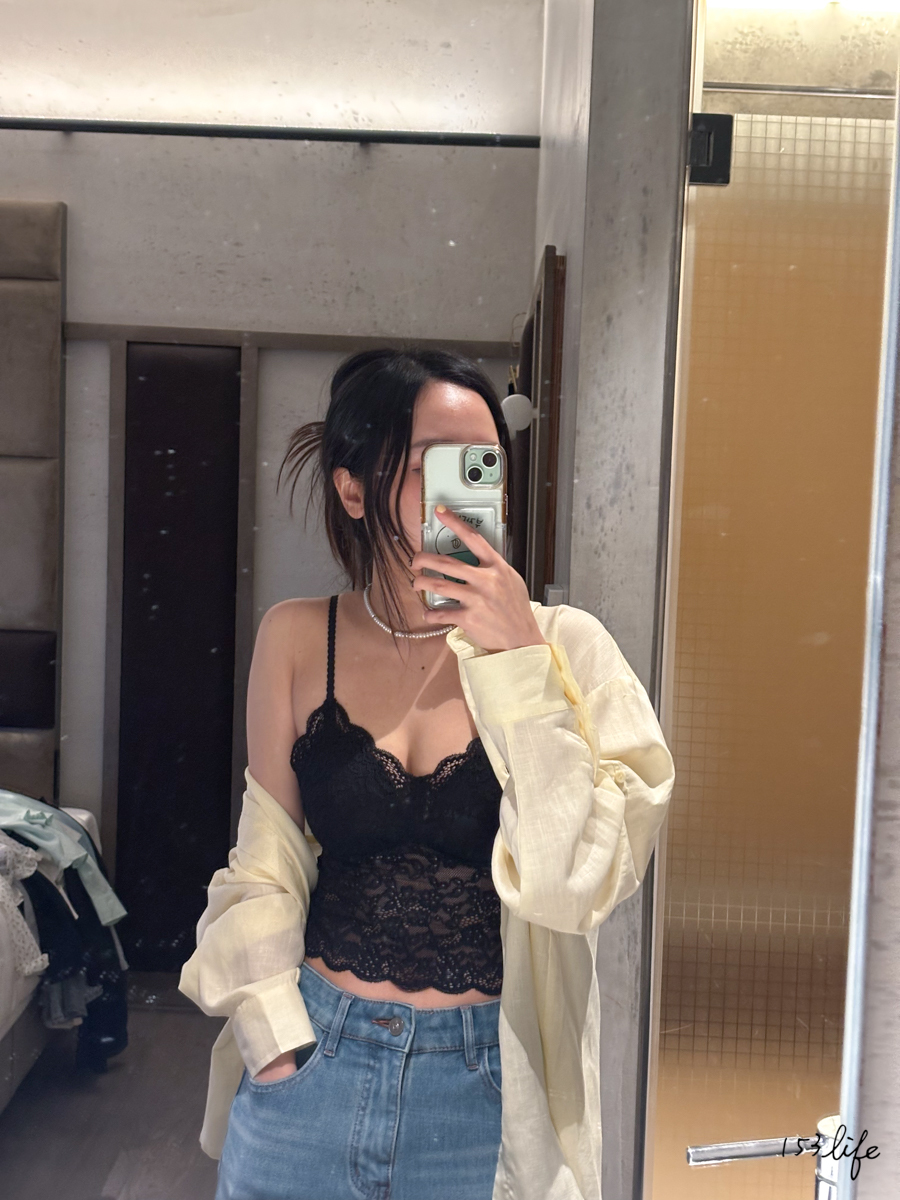 A11性感歐美風蕾絲細肩帶背心(2色)