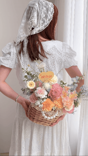 ℬ𝓁𝑜𝑜𝓂 𝒾𝓃 ℳ𝓎 ℬ𝒶𝑔！時尚手提花 母親節鮮花禮