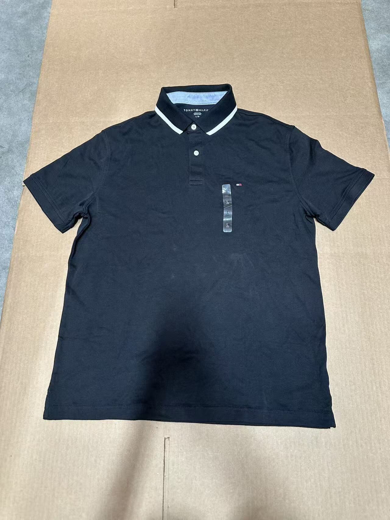 【預購】H0408101 Tommy Hilfiger 男裝經典對比領邊短袖 Polo 衫